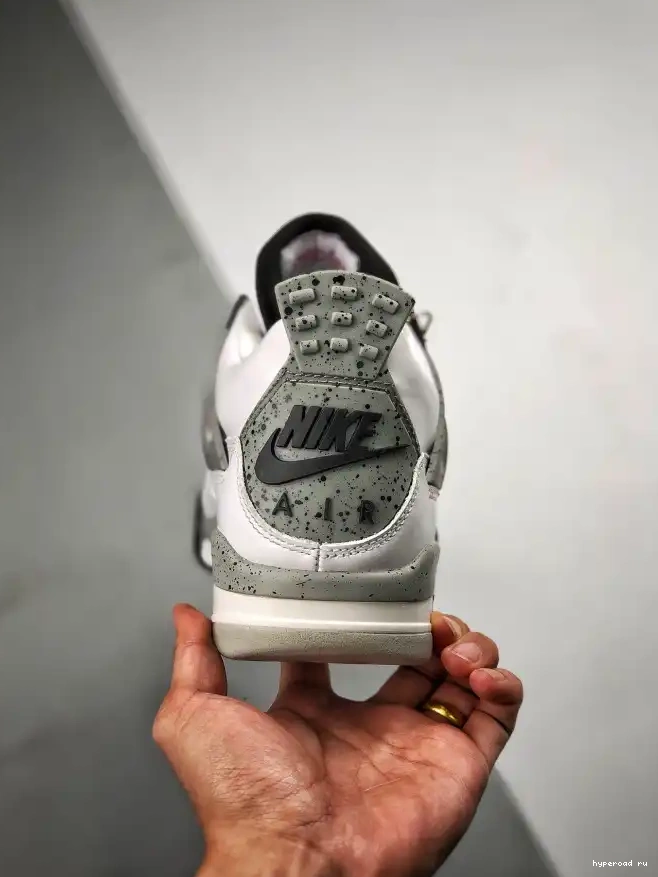 OG Air White (nike) Cement 4 Jordan 840606-192 0417
